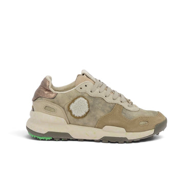 Basket Satorisan Chacrona Premium moodeshop en cuir et daim stone washed couleur desert avec semelle gomme