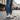 Baskets Ama brand Blade homme en cuir blanc et suede avec semelle gomme, portées avec un jean chez moodeshop