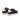 Baskets Clae Nelson en toile de nylon noire avec semelle en gomme blanche, proposées par moodeshop