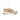 Baskets Flower mountain Solin moodeshop en daim et nylon beige, lait et orange avec motif façon poney