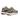 Baskets artisanales Date Musa couleur taupe en cuir métallisé et mesh avec semelle gomme ultra légère chez moodeshop