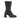 Bottes artisanales noires en cuir Billi bi pour moodeshop avec talon de 7 cm et semelle mixte