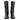 Bottes artisanales Billi bi moodeshop en cuir noir avec couture centrale contrastante et talon de 7 cm