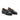 Mocassins artisanaux Billi bi en cuir noir avec détail plissé sur le dessus, disponibles chez moodeshop