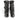 Bottes artisanales The seller pour moodeshop en cuir marron moro avec effet plissé et talon recouvert de 6 cm