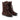 Bottes montantes artisanales Bronx en daim bordeaux avec lacets, vendues par moodeshop
