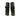 Bottes artisanales The seller moodeshop en daim vert selvatico avec revers en cuir noir et talon de 6 cm