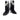 Bottes western artisanales Elena iachi pour moodeshop en cuir velours noir et détails métallisés argentés