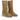 Bottes western Mexicana Yopal en daim golden brown avec talon de 4,5 cm, disponibles chez moodeshop