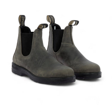 Bottines Chelsea Blundstone pour femme en cuir pull-up couleur clay avec semelle en gomme chez moodeshop
