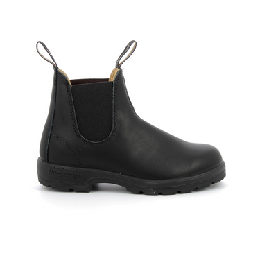 Bottines Chelsea Blundstone 558 pour femme en cuir gras noir avec semelle en gomme antidérapante chez moodeshop
