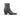 Bottines artisanales Pantanetti pour moodeshop en cuir gris effet écailles avec talon de 5 cm