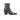 Bottines artisanales Pantanetti pour moodeshop en cuir gris effet écailles avec talon de 5 cm