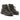 Bottines de randonnée artisanales Cime moodeshop en cuir marron testa di moro avec semelle Vibram et lacets bicolores