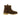 Boots artisanales moodeshop en croûte de cuir velours marron testa di moro avec doublure en laine et semelle crêpe