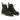 Bottines à lacets Elia maurizi pour moodeshop en daim vert olive avec semelle en gomme cousue artisanale