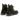 Bottines Elia maurizi moodeshop en daim vert olive avec lacets et fermeture éclair latérale, fabriquées en Italie