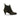 Bottines Anonymous moodeshop Rikley en daim vert mousse avec talon recouvert de 5 cm et détails élastiques