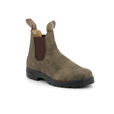 Chelsea boots Blundstone 585 pour femme en cuir vieilli marron rustique avec semelle en gomme chez moodeshop