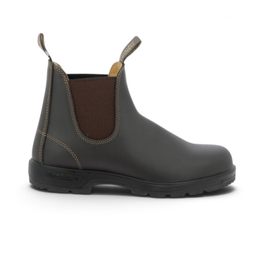 Chelsea boots Blundstone 550 en cuir marron walnut avec semelle en gomme antidérapante vendues par moodeshop