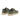 Baskets Clae Bastain olive en cuir et daim avec semelle en caoutchouc naturel, vue arrière, moodeshop