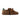 Sneaker D.A.T.E. Court 2.0 chez moodeshop en daim camel avec contrefort vert forêt et lacets tressés à pompons