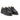 Derbies mocassins noirs en cuir de veau pour homme de la marque moodeshop avec semelle crantée artisanale