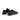 Mocassins artisanaux Elmira en cuir noir de la marque moodeshop avec talon bas de 1 cm