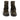Boots artisanales Fiorentini + baker eternity-elf en croûte de cuir ciré couleur caffe chez moodeshop