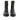 Bottes artisanales Fiorentini + baker Eternity pour moodeshop en cuir noir avec fermeture éclair et semelle commando