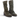 Bottes artisanales Fiorentini + baker Tash trinity en daim kaki avec fermeture éclair latérale chez moodeshop