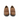 Mocassins artisanaux Kleman pour moodeshop en cuir cognac avec franges et semelle en gomme antidérapante