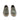 Mocassins moodeshop Bormes en daim vert olive avec semelle en gomme contrastante, style décontracté-chic.