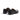 Mocassins penny loafer moodeshop Colbert en cuir lisse noir, vue arrière montrant la finition élégante