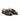 Mocassins penny loafer Toral en cuir vieilli marron avec doublure en fourrure de mouton, vendus par moodeshop