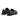 Mocassins Maison toufet Naomie en cuir glacé noir avec semelle commando épaisse, disponibles chez moodeshop.