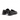 Mocassins artisanaux moodeshop Tran-sitt en cuir noir effet serpent avec petit talon de 1 cm