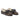 Mocassins artisanaux moodeshop en cuir vieilli marron doublés de fourrure de mouton avec lacets bicolores