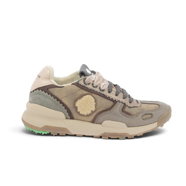 Baskets Satorisan Chacrona Premium Evo camel en cuir stone washed avec semelle en gomme, vendues par moodeshop