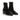 Boots Strategia moodeshop en cuir velours army avec talon bloc de 5 cm et fermeture éclair latérale