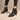 Rikley bottine cuir calf noir Chelsea avec détails de fabrication en studio