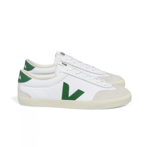 volley canvas - White-green