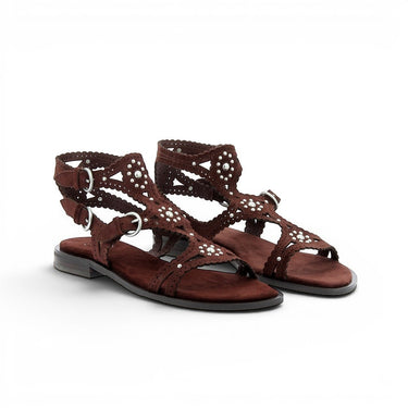 Sandale paprika studs