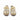Baskets Bronx Park-err en daim et nylon satin jaune beurre avec lacets assortis et semelle en gomme naturelle.