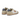 Baskets artisanales moodeshop 4b12 en cuir et daim blanc, bleu et marron avec semelle gomme effet vintage
