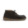 Chaussures montantes Astorflex Deukeflex en daim marron foncé avec semelle en crêpe, vendues par moodeshop
