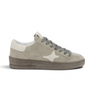 Basket Ama brand Slam 4740 taupe en daim velours avec semelle en gomme et détails artisanaux chez moodeshop