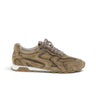 Basket Ash Kasar en daim stone wash couleur mink avec semelle en caoutchouc naturel chez moodeshop