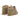Basket compensée Serafini Manhattan 50 en croûte de cuir velours kaki avec doublure en sherpa chez moodeshop