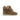 Basket compensée Serafini Manhattan 58 moodeshop en croûte de cuir velours marron avec lacets bicolores
